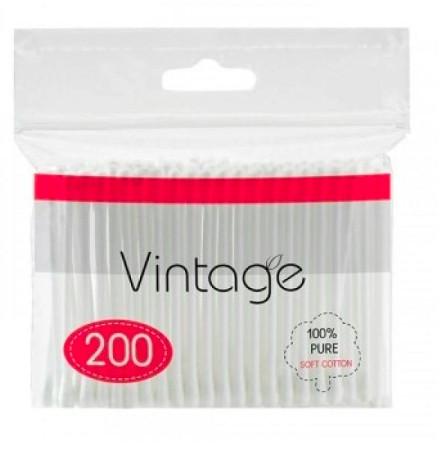 Vintage ватні палички 200шт поліетилен NEW